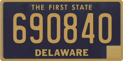 DE license plate 690840