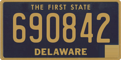 DE license plate 690842