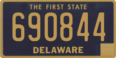 DE license plate 690844