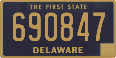 DE license plate 690847