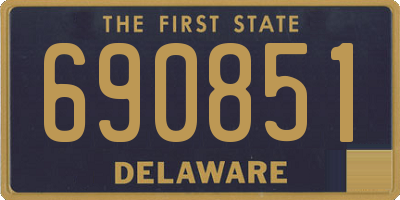 DE license plate 690851