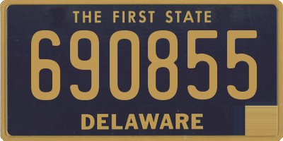 DE license plate 690855