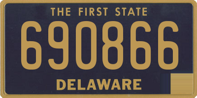 DE license plate 690866