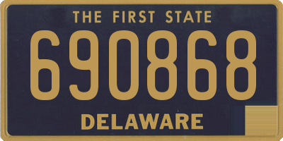 DE license plate 690868