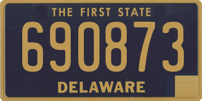 DE license plate 690873