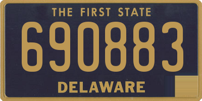 DE license plate 690883