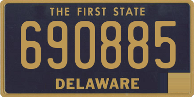DE license plate 690885