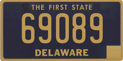DE license plate 69089
