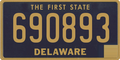 DE license plate 690893