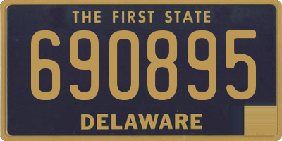 DE license plate 690895