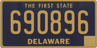 DE license plate 690896