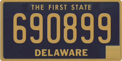 DE license plate 690899