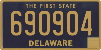 DE license plate 690904