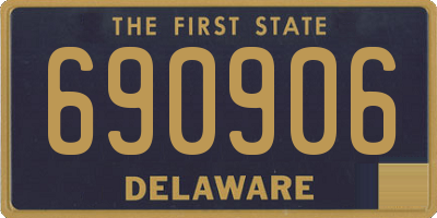 DE license plate 690906