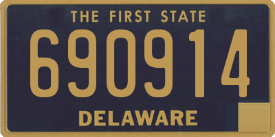 DE license plate 690914