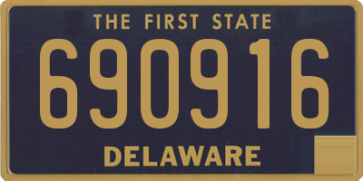 DE license plate 690916