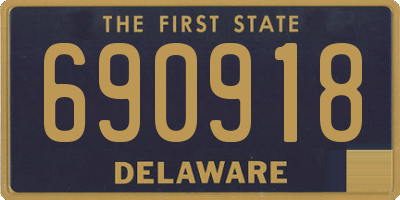 DE license plate 690918