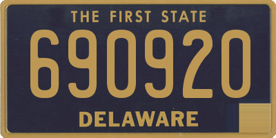 DE license plate 690920