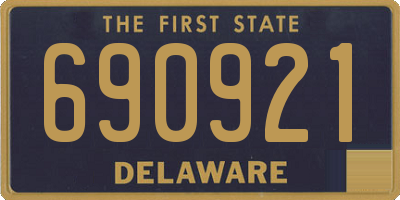 DE license plate 690921