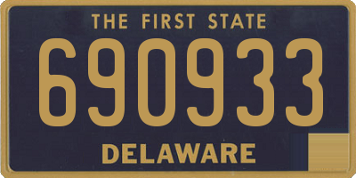 DE license plate 690933