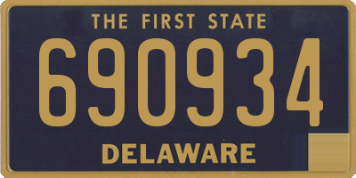 DE license plate 690934