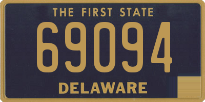 DE license plate 69094