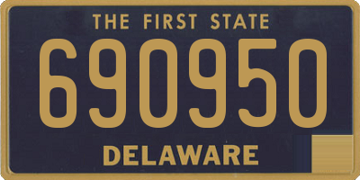 DE license plate 690950