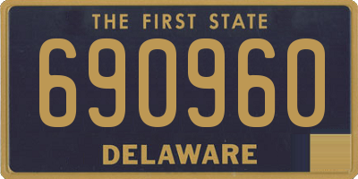 DE license plate 690960