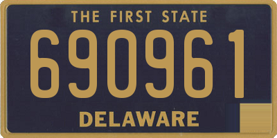 DE license plate 690961