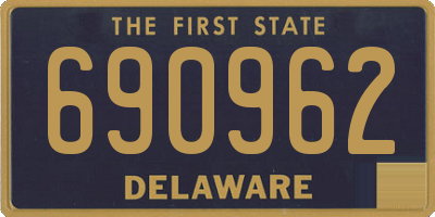 DE license plate 690962