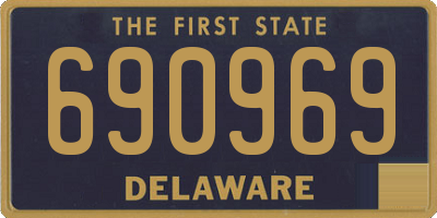 DE license plate 690969