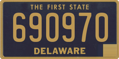 DE license plate 690970