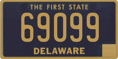 DE license plate 69099