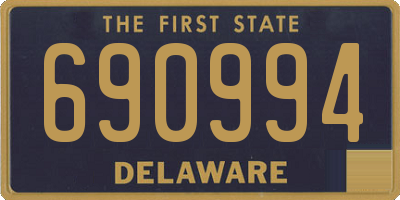 DE license plate 690994