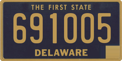 DE license plate 691005