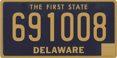 DE license plate 691008