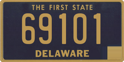 DE license plate 69101