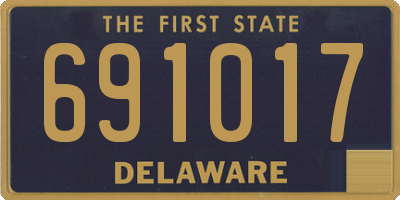 DE license plate 691017