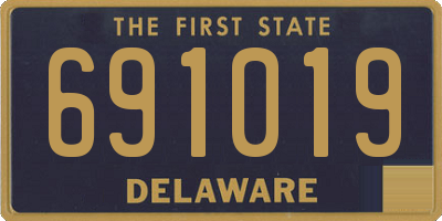 DE license plate 691019