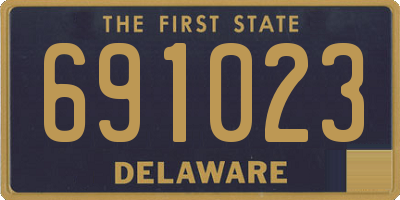 DE license plate 691023