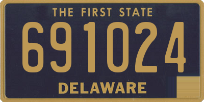 DE license plate 691024