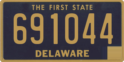 DE license plate 691044