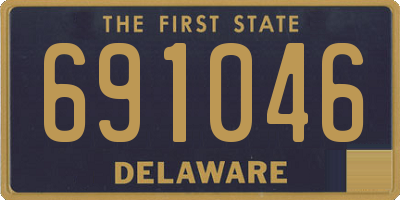 DE license plate 691046