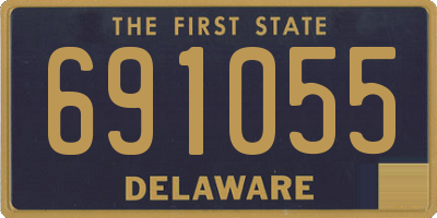 DE license plate 691055