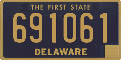 DE license plate 691061