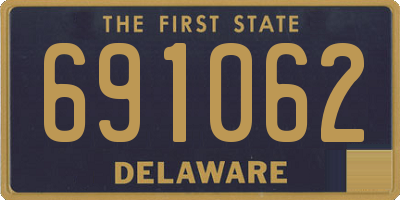 DE license plate 691062