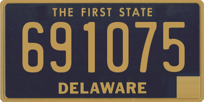 DE license plate 691075