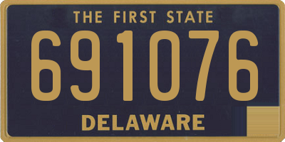 DE license plate 691076