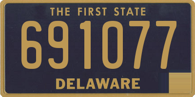 DE license plate 691077