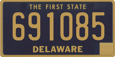 DE license plate 691085